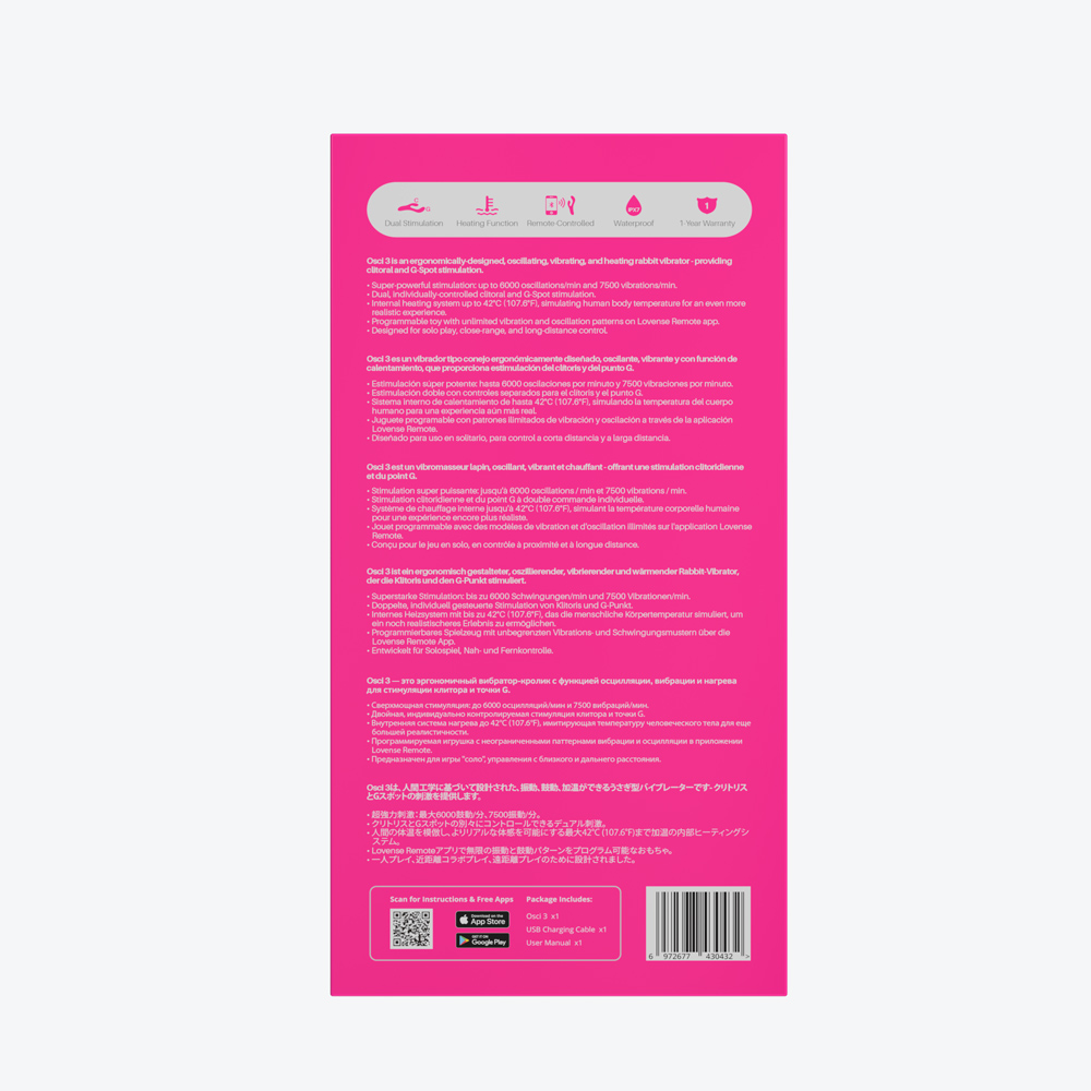 The Lovense Osci 3 has been generating buzz since its release, and for good reason. As the latest iteration of Lovense's popular Osci line, it promises upgraded features and enhanced performance. But is the update really worth it? In this comprehensive review, we’ll dive into the details, exploring the design, functionality, features, and user experiences to help you decide if the Lovense Osci 3 is the right choice for you.